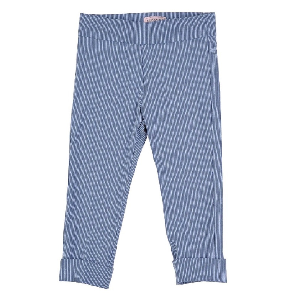 MonnaLisa Leggings Blue Stripes New Girls